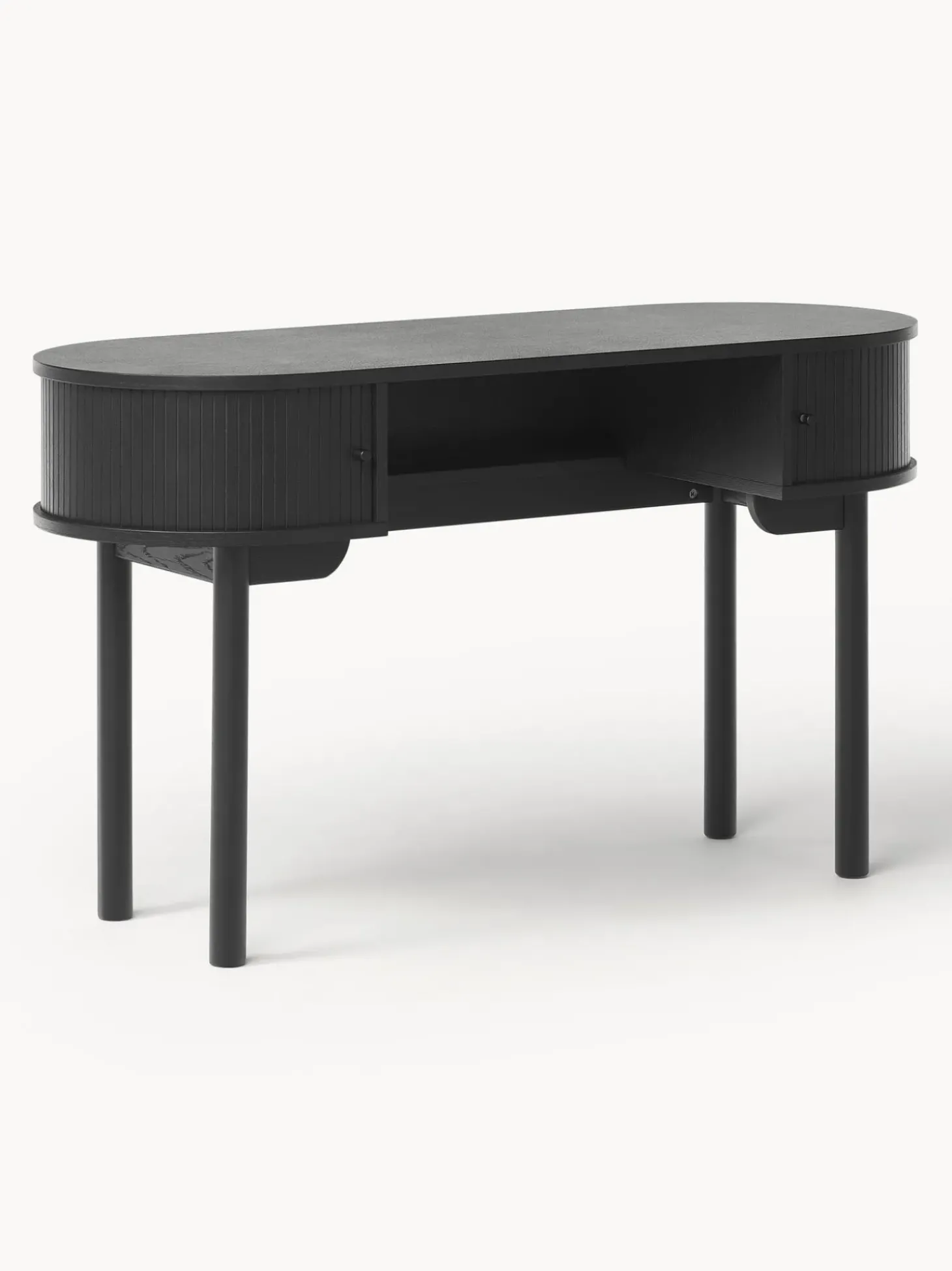 Scrivania Con Frontale A Coste Calary