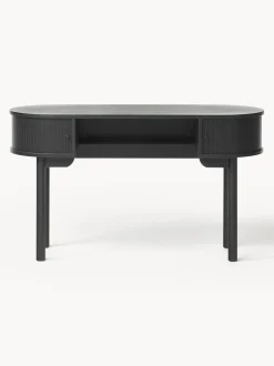 Scrivania Con Frontale A Coste Calary