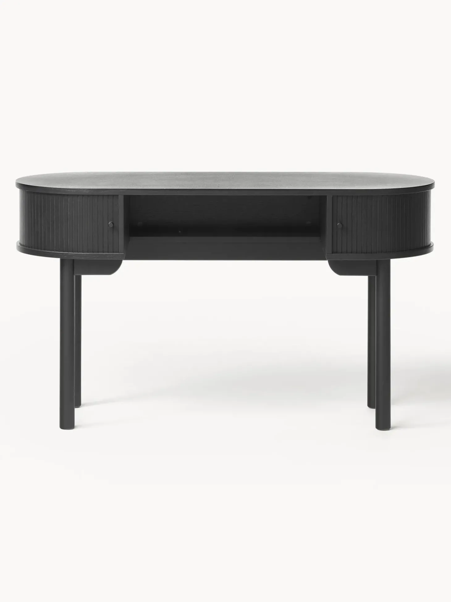 Scrivania Con Frontale A Coste Calary