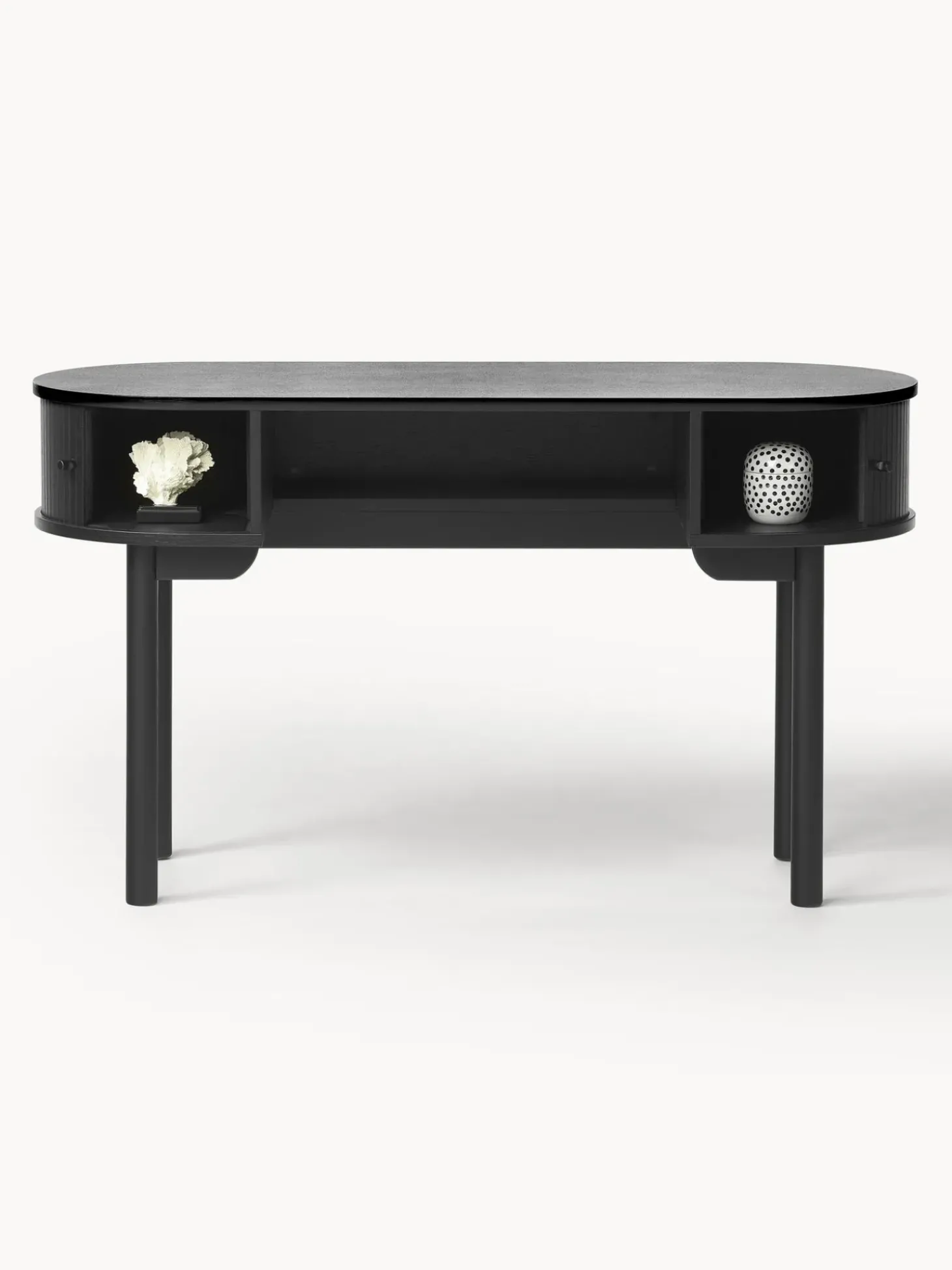 Scrivania Con Frontale A Coste Calary