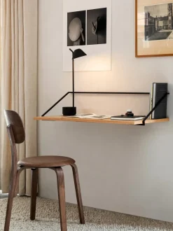 Scrivania Da Parete In Legno E Metallo Rail