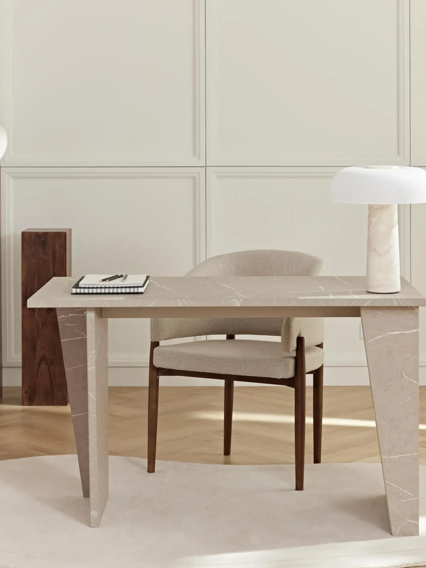 Scrivania Effetto Travertino Liam