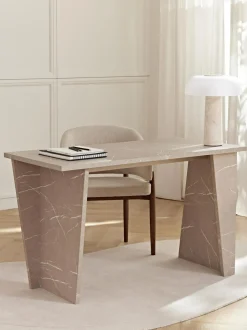 Scrivania Effetto Travertino Liam