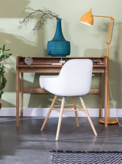 Scrivania In Legno Con Piano Scanalato E Arrotolabile Barbier