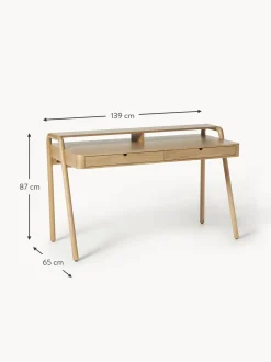 Scrivania In Legno Di Frassino Evrak