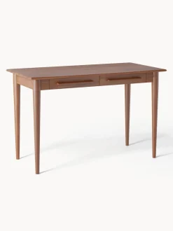 Scrivania In Legno Di Mango Massiccio Con Cassetti Paul