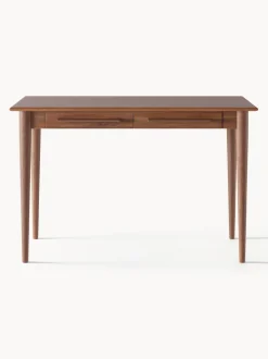 Scrivania In Legno Di Mango Massiccio Con Cassetti Paul