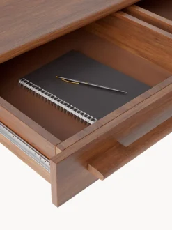 Scrivania In Legno Di Mango Massiccio Con Cassetti Paul