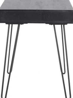 Scrivania In Legno Massiccio E Metallo Tova