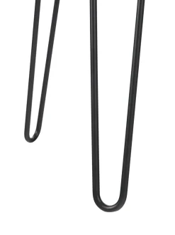 Scrivania In Legno Massiccio E Metallo Tova