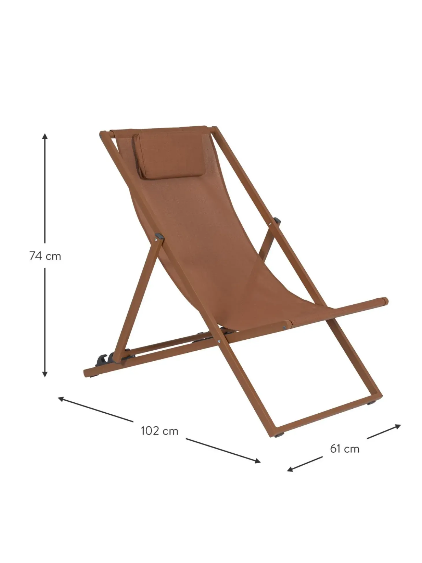 Sedia A Sdraio Pieghevole Taylor