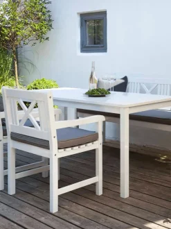 Sedia Con Braccioli Da Giardino In Legno Rosenborg