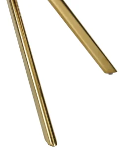 Sedia Con Braccioli Girevole In Velluto Lola