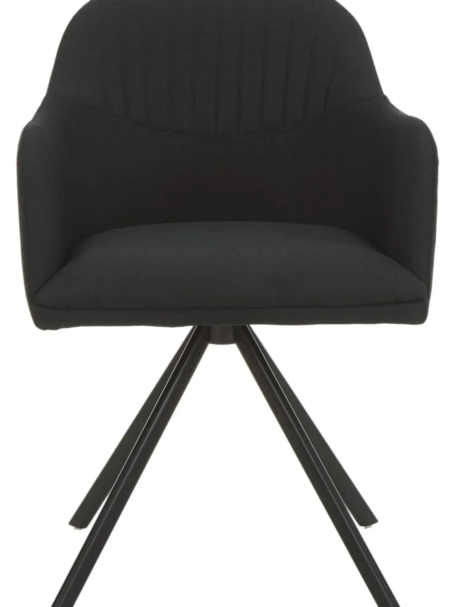 Sedia Con Braccioli Girevole Imbottita Lola