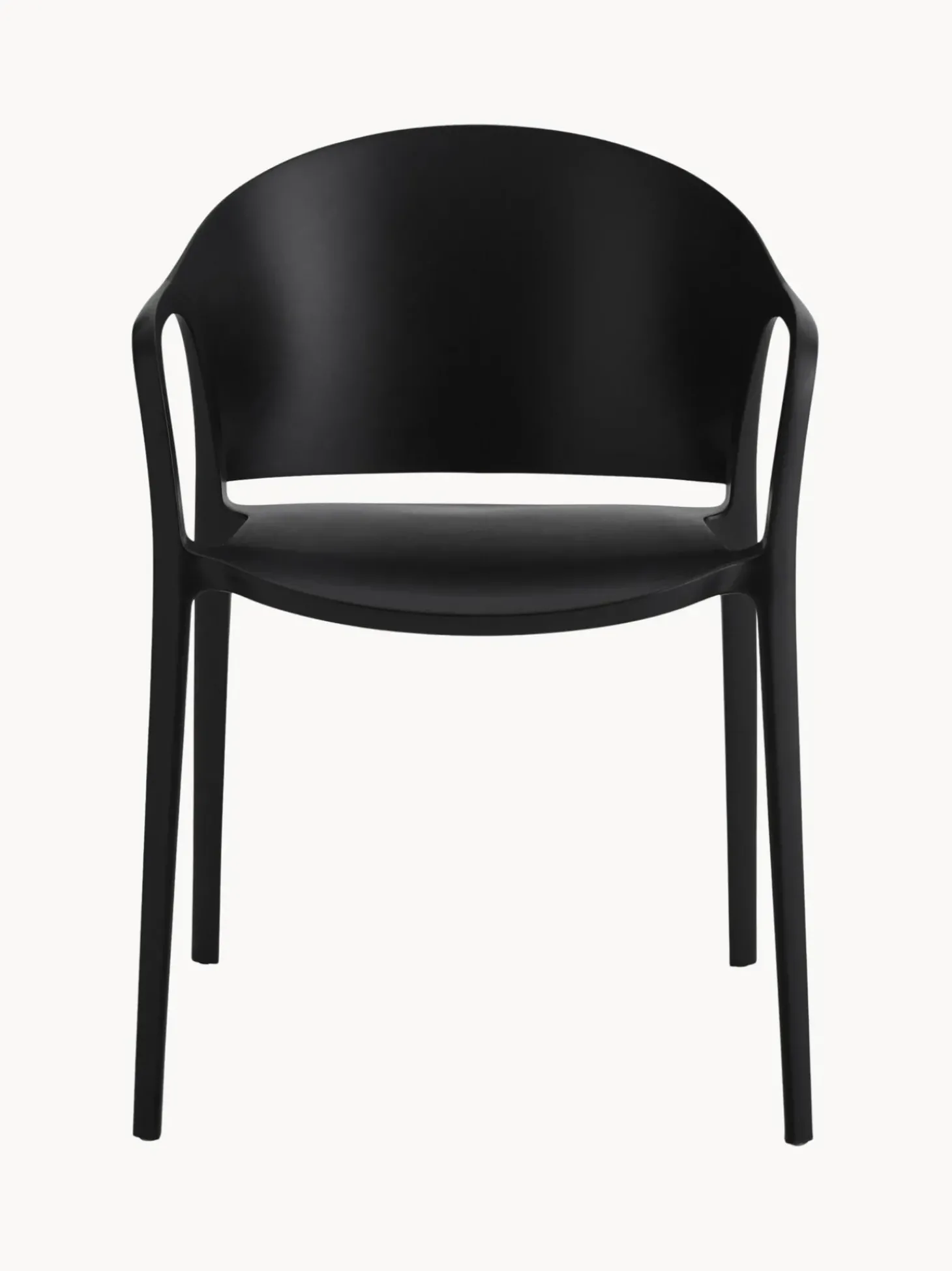 Sedia Con Braccioli In Plastica Monti 2 Pz