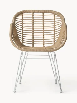 Sedia Con Braccioli In Polirattan Costa 2 Pz