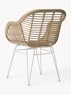 Sedia Con Braccioli In Polirattan Costa 2 Pz