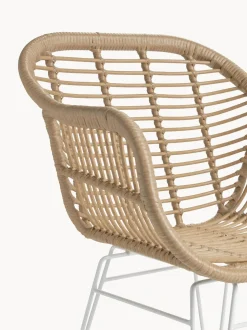 Sedia Con Braccioli In Polirattan Costa 2 Pz