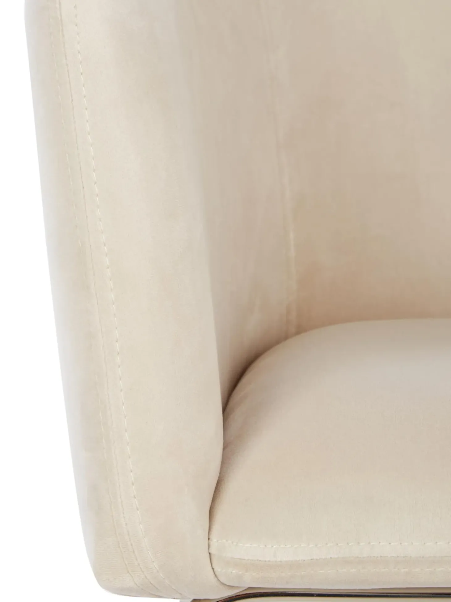 Sedia Con Braccioli In Velluto Isla