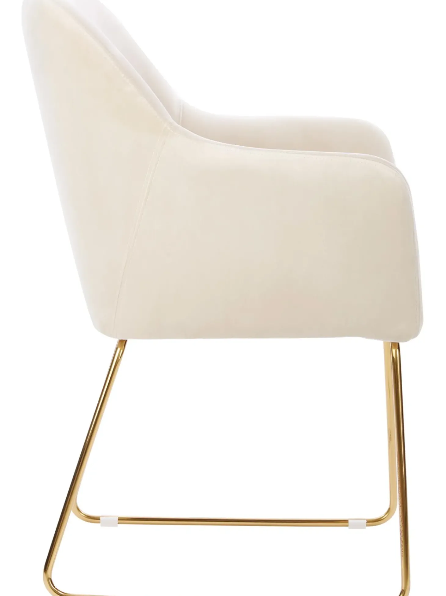 Sedia Con Braccioli In Velluto Isla