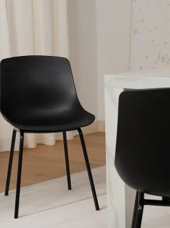 Sedia Con Gambe In Metallo Dave 2 Pz