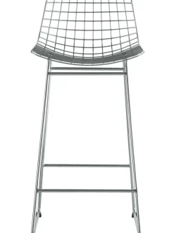 Sedia Da Bar In Metallo Wire