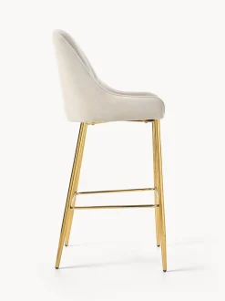 Sedia Da Bar In Velluto Ava