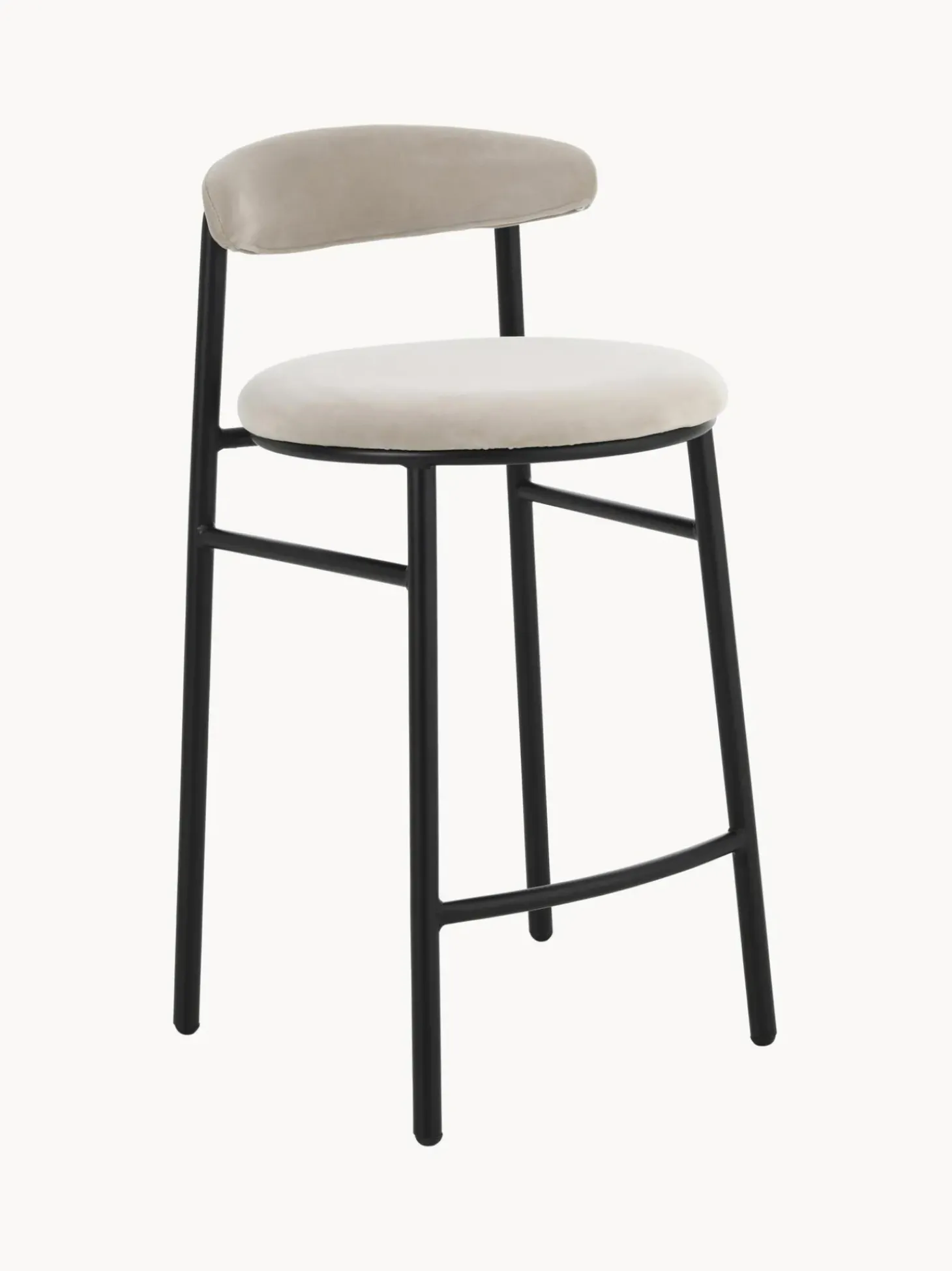 Sedia Da Bar In Velluto Doggi