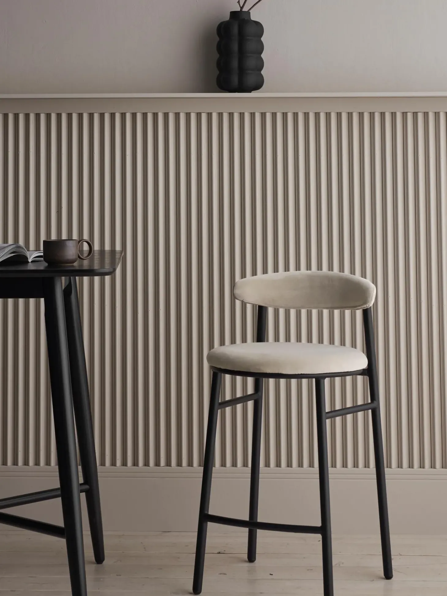 Sedia Da Bar In Velluto Doggi