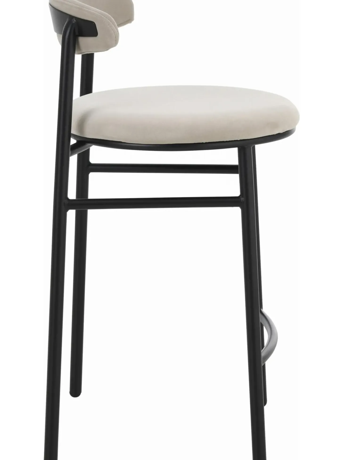 Sedia Da Bar In Velluto Doggi