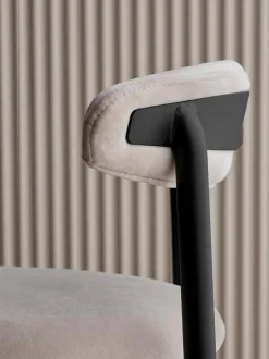 Sedia Da Bar In Velluto Doggi