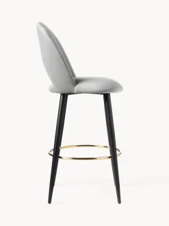 Sedia Da Bar In Velluto Rachel