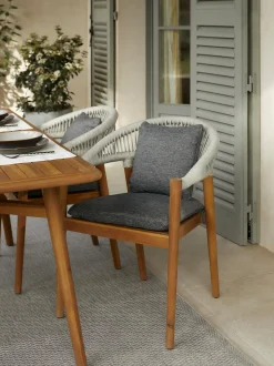 Sedia Da Giardino In Legno Di Acacia Malmo 2 Pz