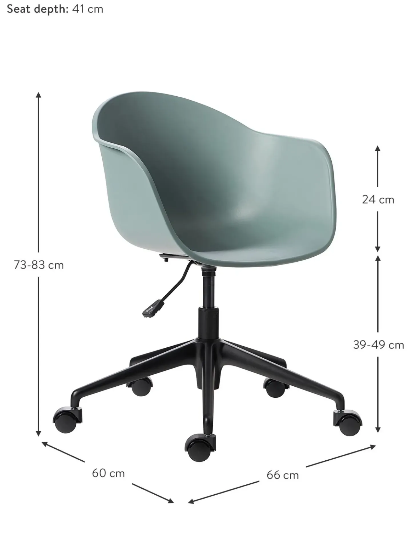 Sedia Da Scrivania Claire