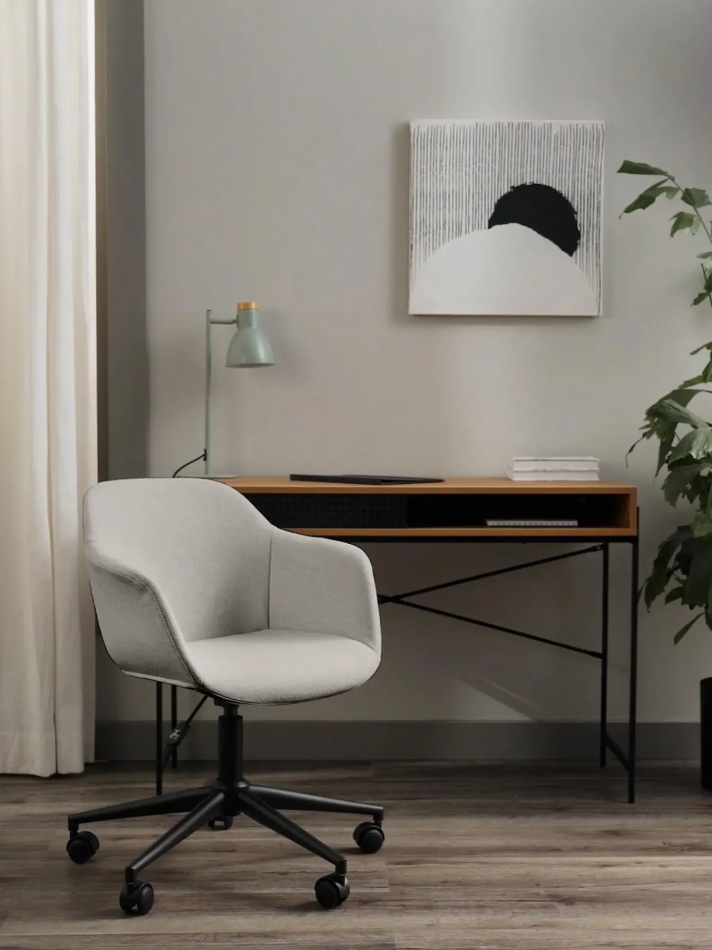 Sedia Da Scrivania Imbottita Con Seduta Stretta Fiji