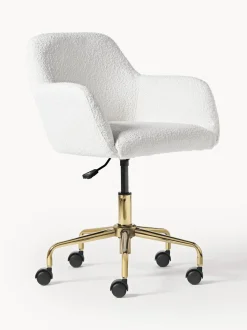 Sedia Da Scrivania In Boucle Lucie