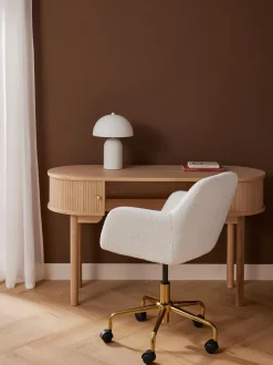 Sedia Da Scrivania In Boucle Lucie