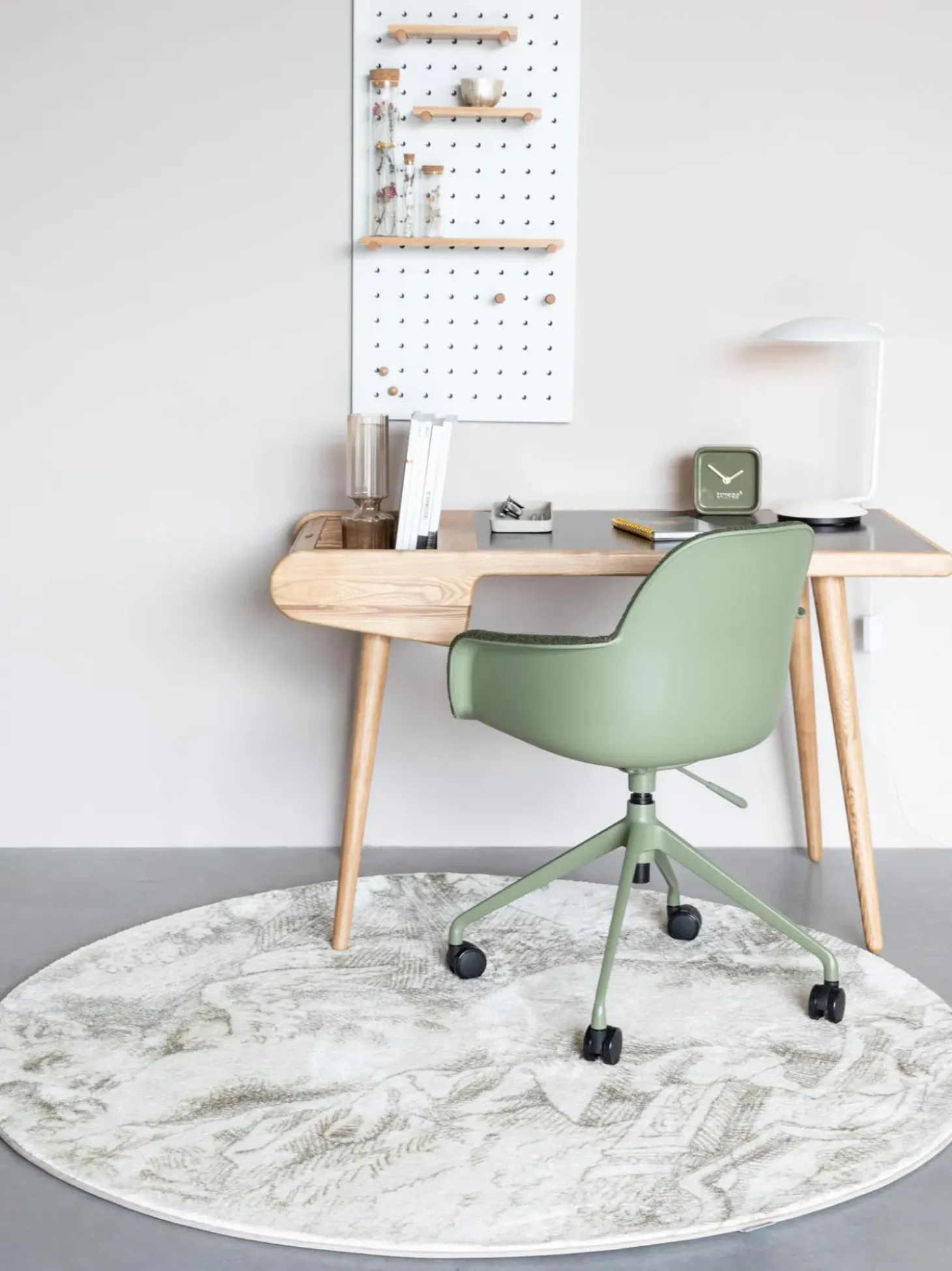 Sedia Da Scrivania In Boucle Albert, Regolabile In Altezza