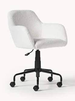 Sedia Da Scrivania In Boucle Lucie