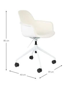 Sedia Da Scrivania In Boucle Albert, Regolabile In Altezza