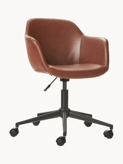 Sedia Da Scrivania In Similpelle Con Seduta Stretta Fiji