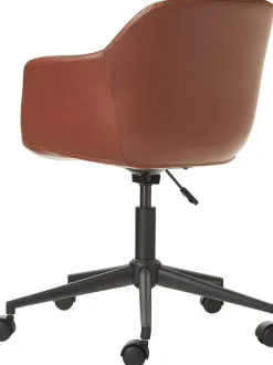 Sedia Da Scrivania In Similpelle Con Seduta Stretta Fiji