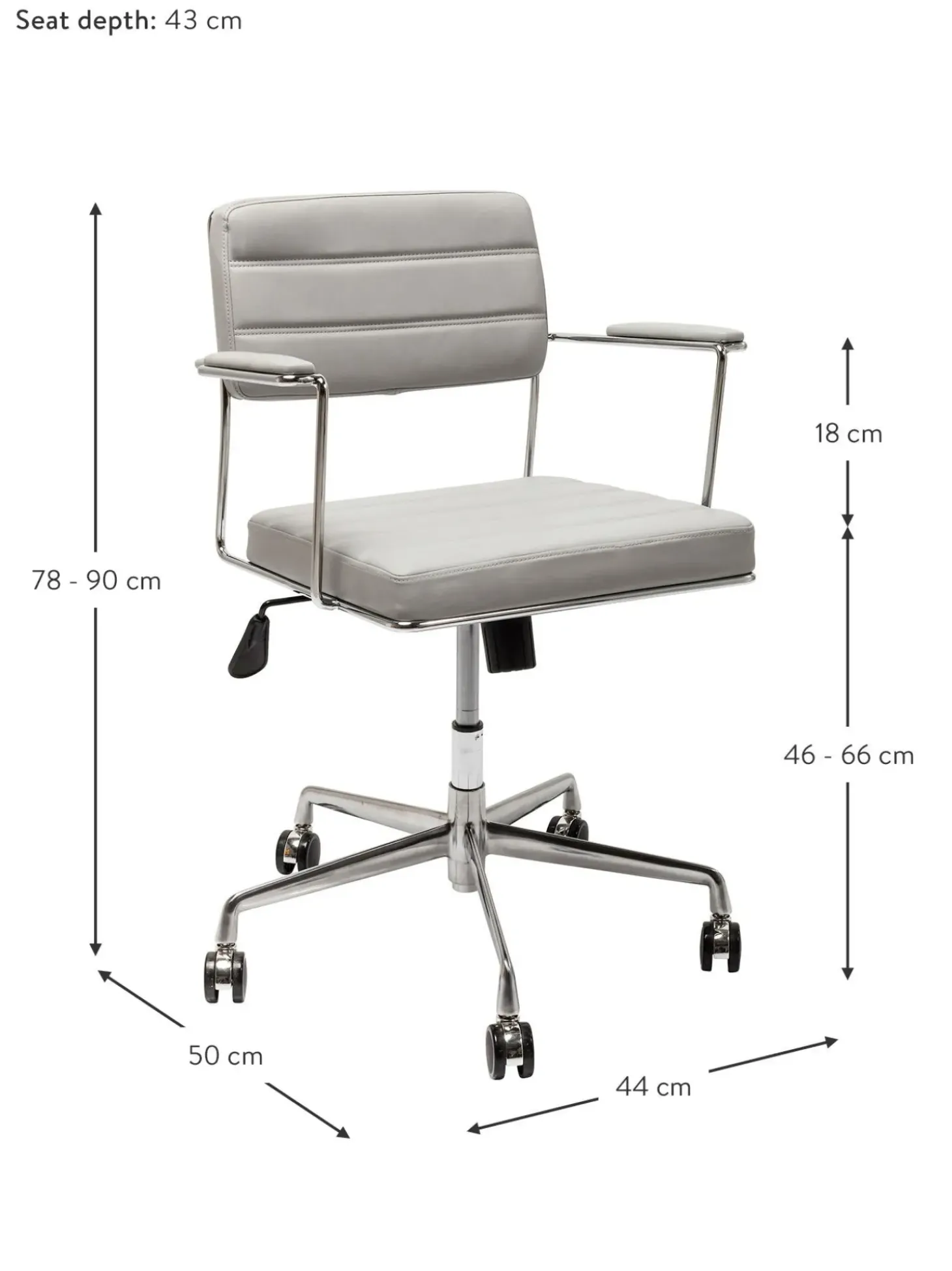Sedia Da Scrivania In Similpelle Dottore