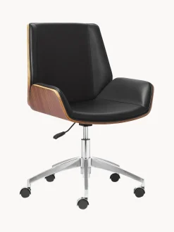 Sedia Da Scrivania In Similpelle Rouven, Regolabile In Altezza