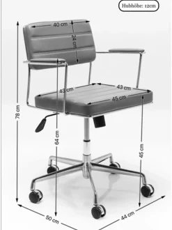 Sedia Da Scrivania In Similpelle Dottore