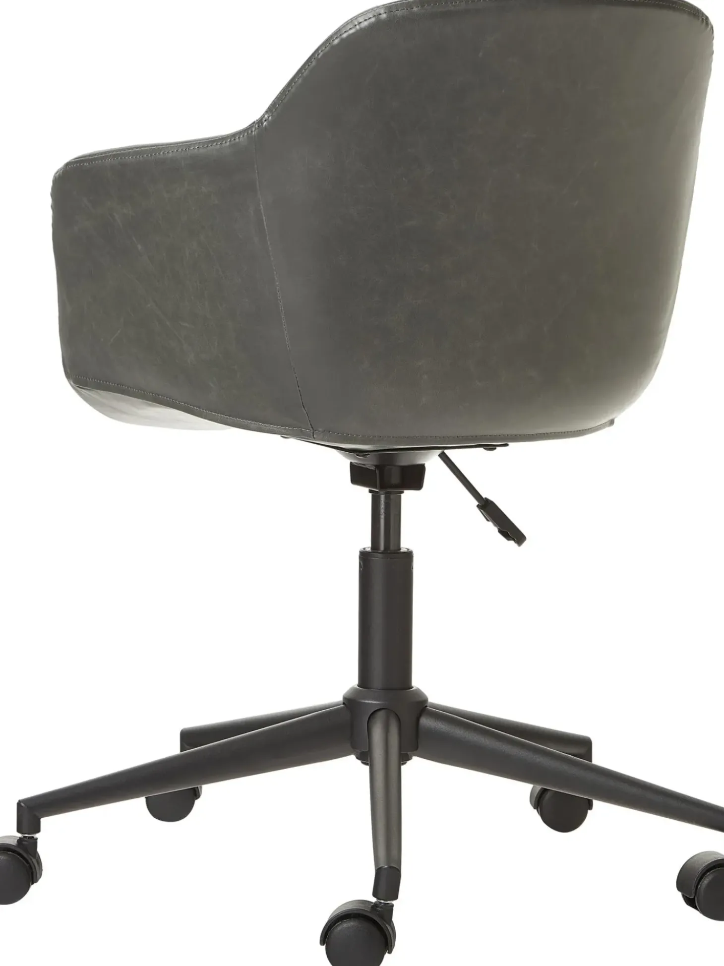 Sedia Da Scrivania In Similpelle Con Seduta Stretta Fiji