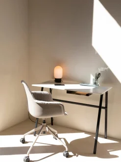 Sedia Da Scrivania In Tessuto Boucle Albert, Regolabile In Altezza