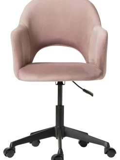 Sedia Da Scrivania In Velluto Rachel, Regolabile In Altezza
