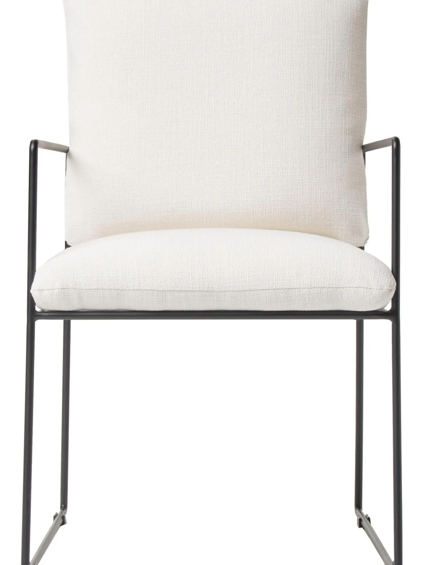 Sedia Imbottita Con Struttura In Metallo Wayne