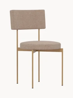 Sedia Imbottita Con Struttura In Metallo Sedia